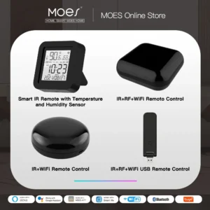 MOES New WiFi RF IR Universal Remote Controller Voice Control via Alexa Google Home